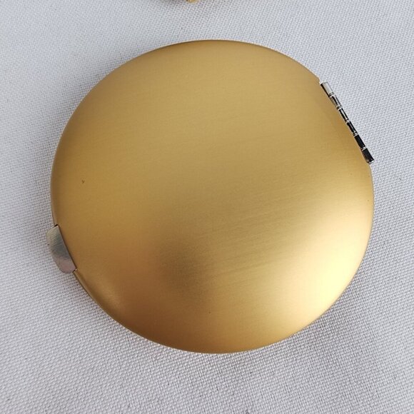 Gold Tone Compact Mirror - Picture 3 of 5